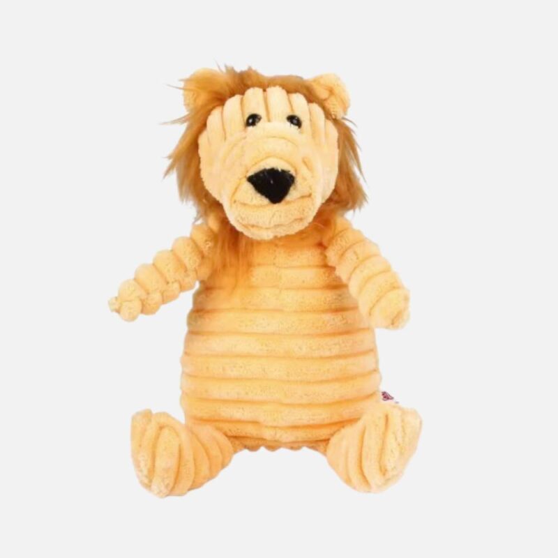 Jouet peluche lion pour chien