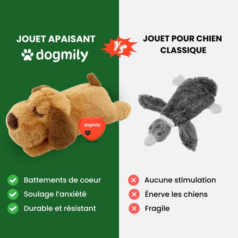 Dogmily™ – Jouet apaisant battement de cœur pour chien – Image 4