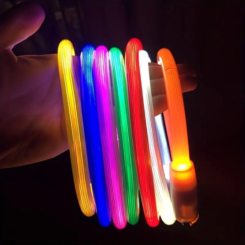 Collier LED couleurs