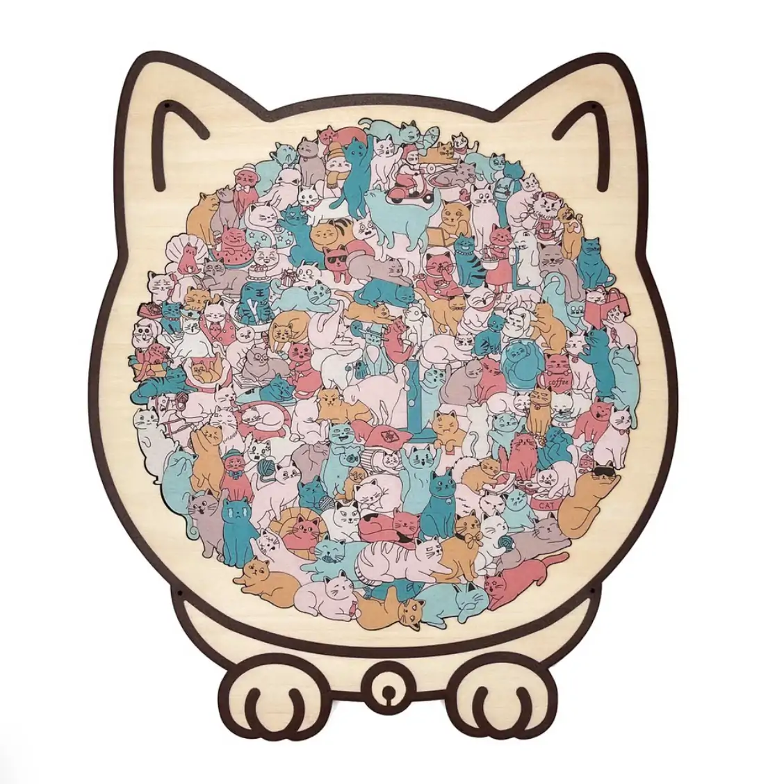 Puzzle en bois Chat – 135 pièces félines uniques 🧩 – Image 7