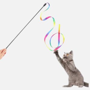 Jouet ruban interactif pour chat